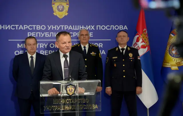 Sastanak Ivice Dačića sa Francijem Matozom - Foto: Ministarstvo unutrašnjih poslova Srbije