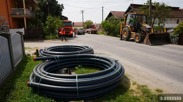 Rekonstrukcija vodovodne mreže u Žabarima, foto: RINA