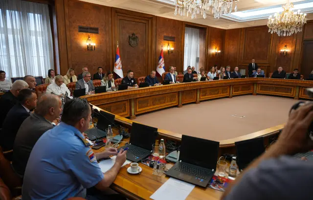 Sednica Republičkog štaba za vanredne situacije
Foto Ministarstvo unutrašnjih poslova Srbije