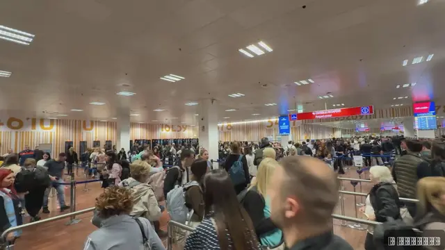 Srbi zarobljeni satima na aerodromu/ Foto: RINA