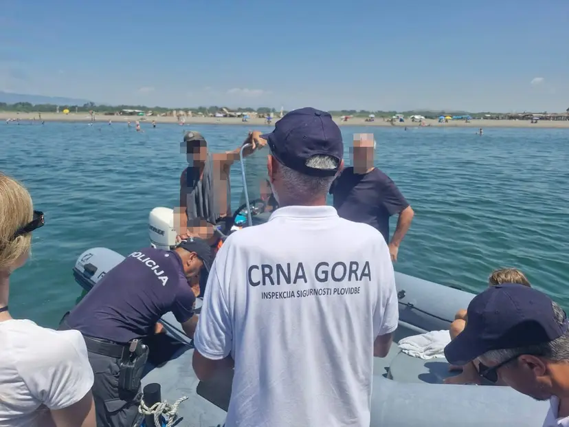 Srbi uhvaćeni u ozbiljnom prekršaju na moru u Ulcinju: Policija i inspektori češljali Veliku i Malu plažu, odmah im uručeni pozivi za saslušanje (FOTO)