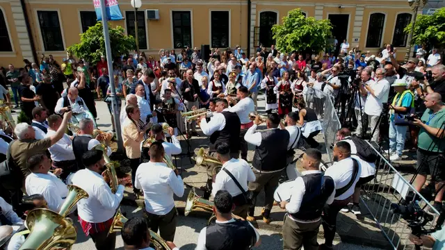 Guča – 55. Sabor trubača u Guči – otvaranje - Foto: RINA